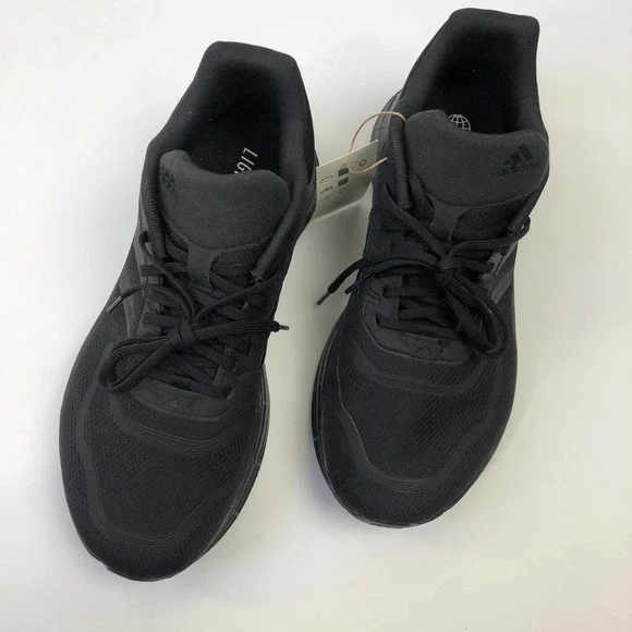 Adidas Duramo 10 Sneaker Mens Athletic Shoes Running Triple Black GY3856 - Picture 2 of 12